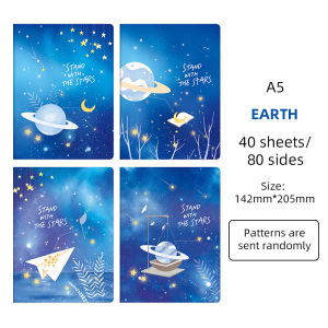 10pcs A5 Notebook Korean Ins Single Line Notebook Thread Sewn Notebook Journal Cute Notebook