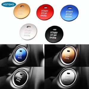 Car Engine Push Start Stop Button Cover Cap Trim For Mazda 2 3 6 CX-3 CX-4 CX-5 CX-9 MX-5 Ignition Starter Switch Button knob St