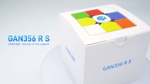 GAN356 RS Magic Cube 3x3 Speed Cube 356RS 3x3x3 Cube Puzzle Toys For Kid Beginner(Stickerless)
