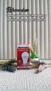 Hannochs Genius Bohlam LED Emergency 10WATT Putih - Garansi Resmi - Menyala Otomatis
