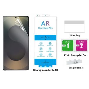 Bộ 2 Miếng Dán Bảo Vệ Màn Hình Phim Chống Phản Chiếu HD AR Cho Galaxy S24/S25 Ultra/S25 Edge Dễ Dàng Lắp Đặt Phim Hydrogel Cho S22/S23/S24/S25 Plus