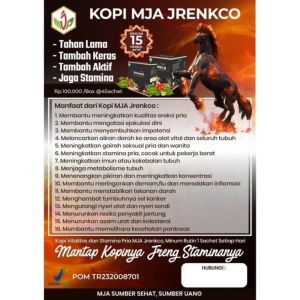 Jrenkco Mja Hot Stamina Pria: Meningkatkan Vitalitas Pria