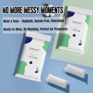 5pcs Disposable Cotton Underwear for Women EO Sterilized Individually Packed Ready to Wear Maternity Travel Use