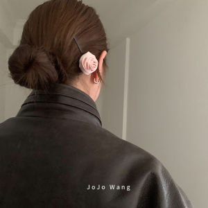 Korean Style ~ Rose Hair Clip Bar Shaped Clip Female Bang Clip Hairware Young Adult Side Clip Top Clip South Korea Dongdaemun