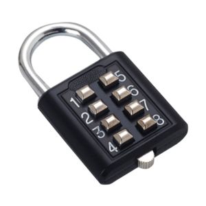 8 Digits Password Code Combination Padlock Zinc Alloy Suitcase For Luggage Travel Code Smart Lock Code Keyed Anti-thieft Lock