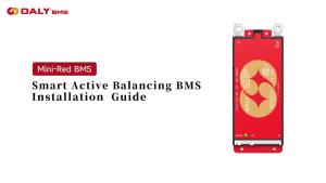 DALY | DALYBMS 40A 12v 24v Smart BMS 4S-8S 8-24S with Bluetooth Function 1A Active Balance  lifepo4 lithium ion battery RS485 CAN