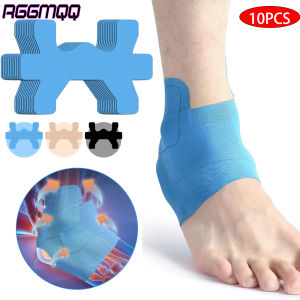 10PCS Precut Kinesiology Tape for Ankle Support – WaterproofBreathable & Elastic Athletic Tape for Muscle Stability for Sports