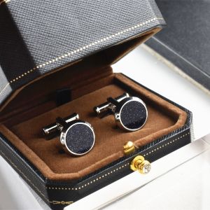 Starry Stone Cufflinks Tie Clip Luxury Maguolo French Shirt Affordable Luxury Fashion Men Women Cufflinks Gift
