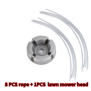 Universal Aluminum Alloy Lawn Mower Head and Replacement Nylon Steel for Lawn Mowing Line Lawn Weed Head Irrigation Machine