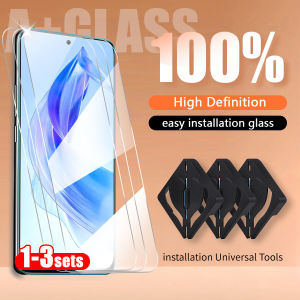3 Pieces - With Installation Tools Clear Tempered Glass for Samsung Galaxy A17 A07 A16 5G A06 4G A36 A56 A55 A35 A25 A15 A05 A05s A54 A34 A14 A24 A04s A04 A04e A13 A23 A33 A53 A73 A03 A52 A52s A72 A32 A22 A12 A31 A51 A71 A11 Screen Protector Film