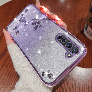 OPPO Reno3 pro Luxury Transparent Electroplated Protective Case Diamond Embedded Full Cover Sparkling Dustproof Ultra Thin Creative Soft Shell