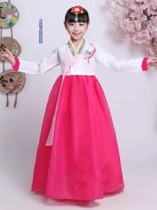 Trendy Autumn Fresh Ethnic Clothing Korean Style Clothing Men and Women Hanbok Adult Formal Dress Korean Performance Clothing Photo Shoot Trip Shoot
