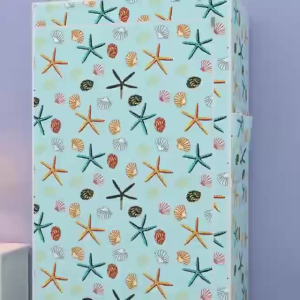 Small Size Kids Zipper Wardrobe Non-Woven Fabric Clothes Storage Cabinet Space-Saving for Childrens Room