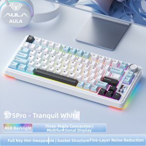 AULA | 3-Mode Mechanical Keyboard with Display
