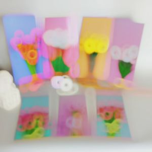 HIASAN DINDING BUNGA TULIP WALL DECOR BUKET (15X30cm) PAJANGAN KAYU BUNGA POSTER KAYU HIASAN DINDING KAMAR
