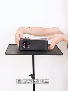 Projector Stand Tripod With Tray For Projector Laptop Sound Card Adjustable 2m Floor Stand With Wheels Projector Stand