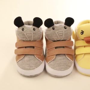 HAIZHIW 0-18 Months Adorable Infant Slippers Toddler Baby Boy Girl cotton Shoes Cute Cartoon Anti-slip Prewalker Baby Slippers