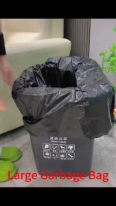 Black Garbage Bag Thickening Can Be Biodegradable Large Capacity High-Quality Trash Bag（S/M/L/XL/XXL）