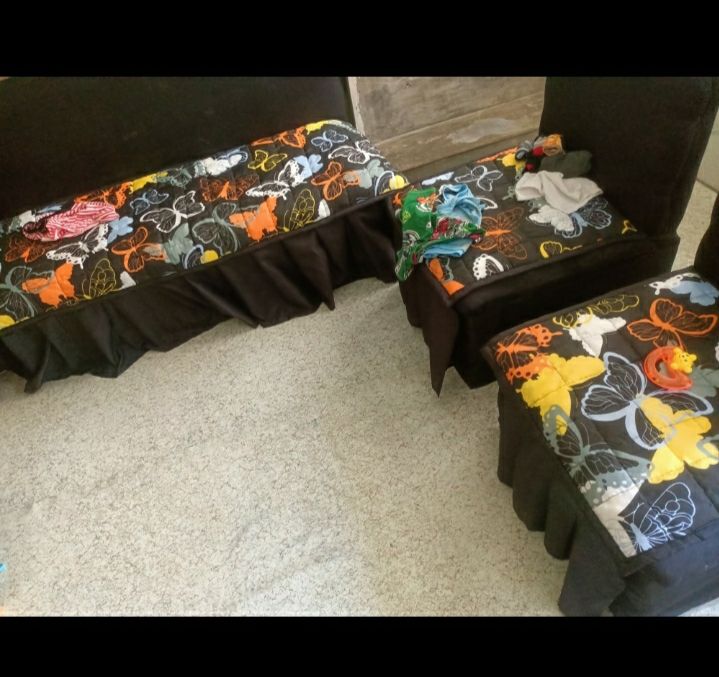Sofa cover set with lace 3in1 | Lazada PH