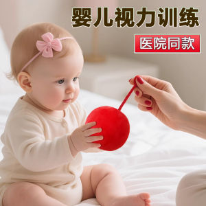 Visual And Auditory Perception Training Toys for Babies Red Ball Early Education Toys for Newborns 0 to 3 Months Old Boys And Girls