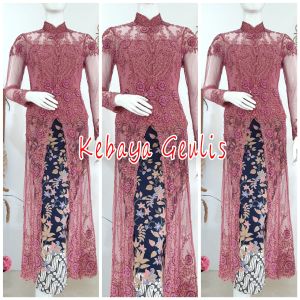 atasan kebaya pesta kebay besanan kebaya sematakaki full payet free longtorso