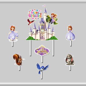 Cake topper sofia happy birthday