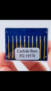 10pcs /set High Speed Dental Tungsten Steel Crown Metal Cutting Burs FG-1957