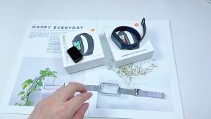 Suitable for Xiaomi Band 9 Active Stainless Steel Braided Network Card Buckle Strap for Xiaomi Band 8 Active Replacement Strap