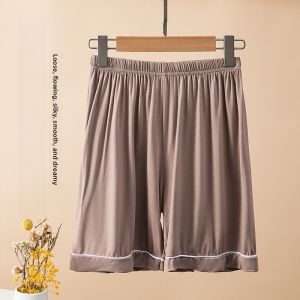 Summer Modal Loose High Waist Thin Wide Leg Five-Point Pants Beach Casual Women plus Size Slimming Shorts Sleepwear