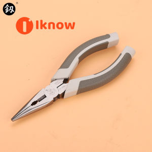 Fukuoka Tools 6-inch pointed nose pliers pointed mouth cutting thread household repair FO-2304