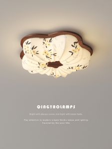 QINGYAO | South Asian Style Retro Eye-Care Ceiling Light
