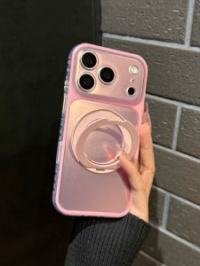 AI Button Magnetic Rotating Stand Phone Case