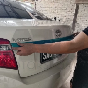 Toyota Vios XP150 NCP150 3rd Rear Chrome Bar - Stick Type Rear Tailgate Cover Trim For Vios (2013-2019) ARL Motorsport Car Accessories