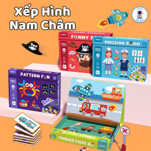 Đồ Chơi Xếp Hình Nam Châm Mideer 2in1 Hóa Trang / Giao Thông - Đồ Chơi Thông Minh Phát Triển Trí Tuệ