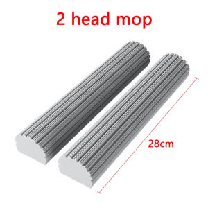 Squeezed Self Draining Rubber Cotton Mop Hand Free Magic Self-cleaning Flat Mop Reusable Sponge Household Floor Cleaning Tools
