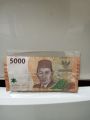 Uang bibit  Ganjil Uang Asli pecahan 5000 rupiah no seri CDB359953( UANG ASLI BEKAS). 