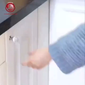 Stainless Steel Towel Rack Adjustable Kitchen Non-Perforated Towel Hanging Rod Cabinet Door Back Rag Hanger 23-38cm