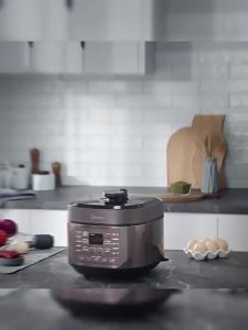Midea | Nồi áp suất điện đa năng không phủ 2 nồi dung tích lớn 5L