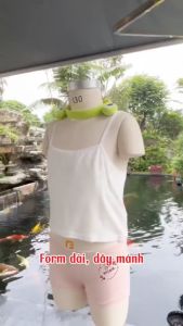 Áo lót bé gái Gee hai dây áo lá học sinh nữ vải sợi tre mềm mịn thoáng mát kháng khuẩn thoải mái