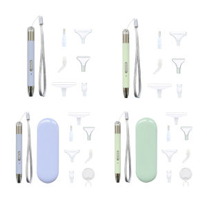 5D DIY Round Diamonds Pen Rechargeable Plastic Diamond Painting Pen with Pen Head 12.5cm Art Handmade Multifunctional for Drawing Craft for Kids Adult