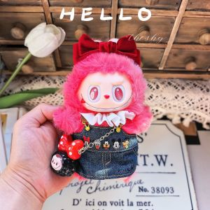 Đồ Chơi Búp Bê Denim Hoạt Hình Labubu Băng Đô Đồ Chơi Búp Bê Quần Áo Búp Bê Không Thương Hiệu Phong Cách Hai Chiều