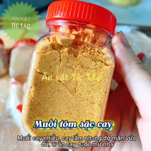 500G Muối Tôm Sặc Chay Loại 1 Siêu Cay Bao Ngon - Muối Nhuyễn Tây Ninh Ăn Chay Được