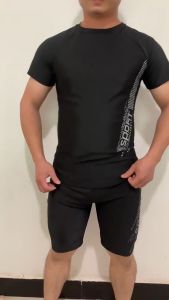 SURF READY STOCK man swimwear Men Swimming Trunks Swim Suit Swimming Pant Swimwear Swimming  泳衣男 Beach Surf Snorkeling 2 Set Swimming Sportwear Quickdry Surfwear Breathable Quick Dry Adult Swimwear Surfboard Beach  男泳衣 Baju Berenang Lelaki 男士游泳衣