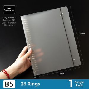 A4 B5 Transparent Page Business Document Folder Binding Material Exam Contract Storage Bag Loose Leaf Notebook Core Replacement