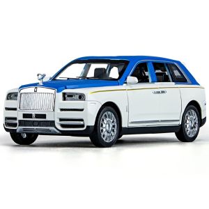 [RUM]1:32 Scale Rolls-Royce Cullinan Alloy Car Model Light & Sound Effect Diecast Car Toys For Boys Birthday Gift Kids Toys Car Collection