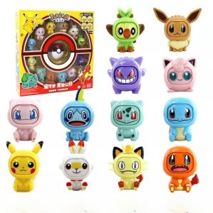 Mô Hình Pokemon Thay Đổi 4 Sắc Thái Khuôn Mặt Khác Nhau Mô Hình Nhân Vật Anime Biểu Cảm Dễ Thương Quà Tặng Cho Các Bé