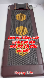 Thảm đá nóng Hồng Ngoại 70x190cm giảm đau xương khớp toàn thân