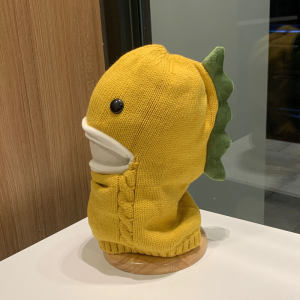 Mũ Len Dệt Kim Dày Ấm Áp Cho Bé Trai Và Bé Gái Mũ Lót Lông Cừu Dễ Thương Mũ Quàng Cổ Mùa Đông Cho Trẻ Sơ Sinh Và Trẻ Nhỏ