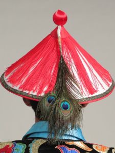 Qing Dynasty Official Hat Emperor Queen Eunuch Soldier Cap One Rank Minister Prince Morning Prayer Turban Shoulder Shawl Accessories