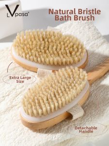 LVpasa | Bàn Chải Tắm Lông Heo Mềm